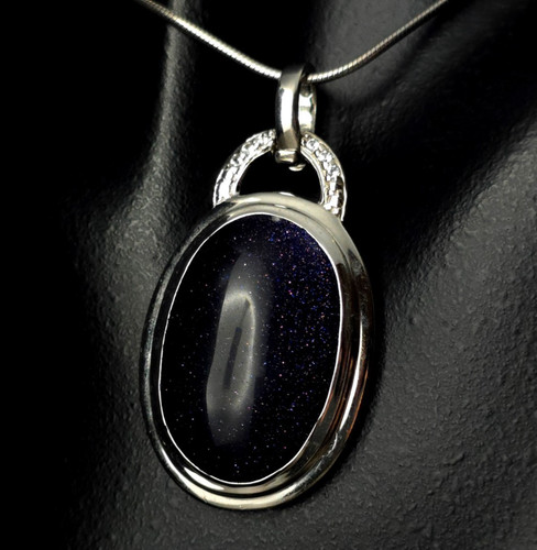 Anhänger silber 925 - anhänger, blaufluss
