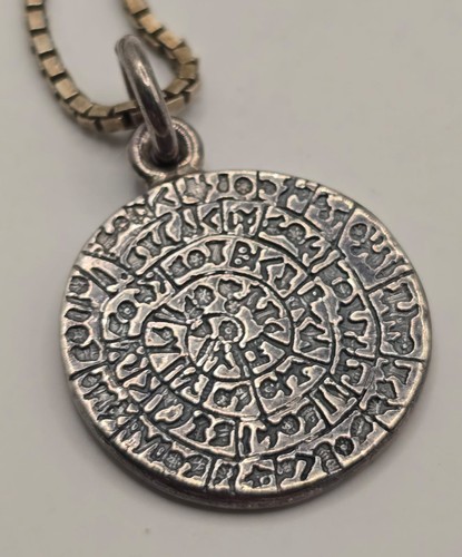 Diskos von phaistos anhänger - diskos,
