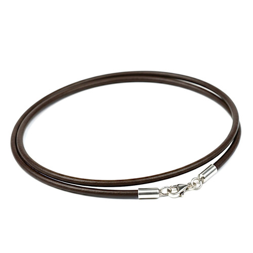 Lederband 925 sterling silber - lederband,