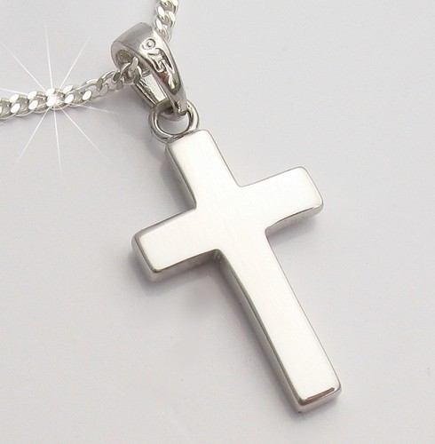 Kreuz anhänger kette echt - kreuz,