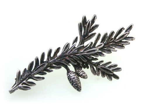 Brosche echt silber - echt,