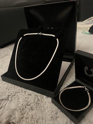 Echt silber schmuckset - -, kette