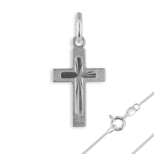 Kreuz anhänger kette wählbar - anhänger,