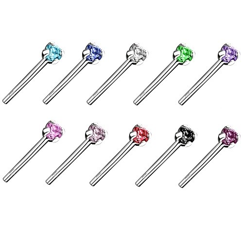 Echt 925 silber nasenstecker - echt,
