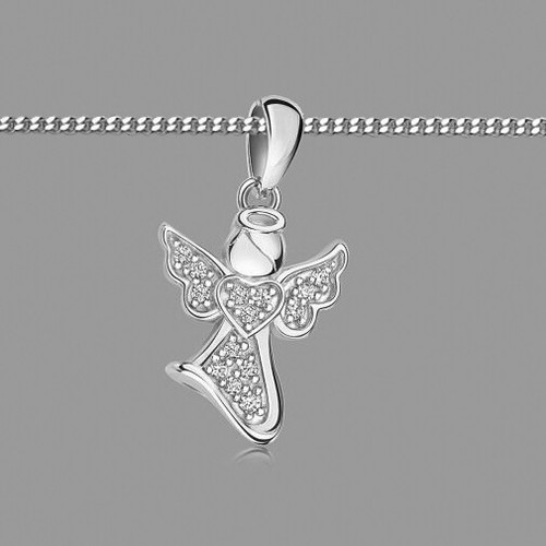 Engel anhänger kette - kette, mit
