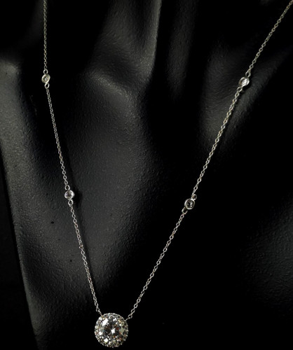 Kette silber 925 zirkonia - kette,