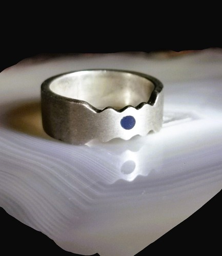 Ring silber 925 achatinlay - silber,