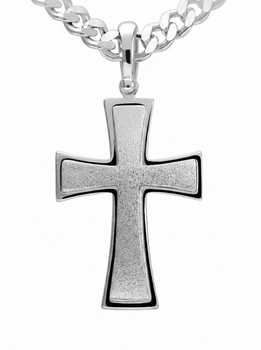 Herren halskette mit kreuz - herren,