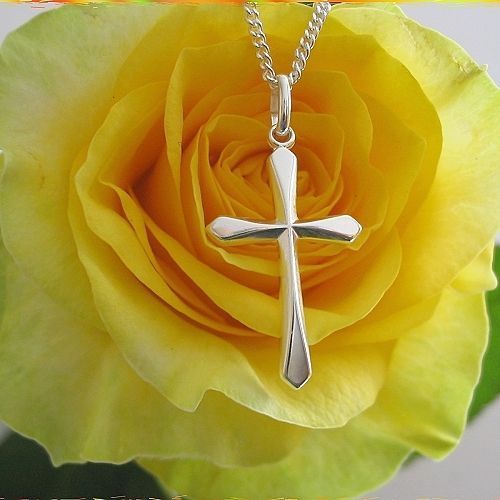 Kreuz anhänger kette echt - kette,